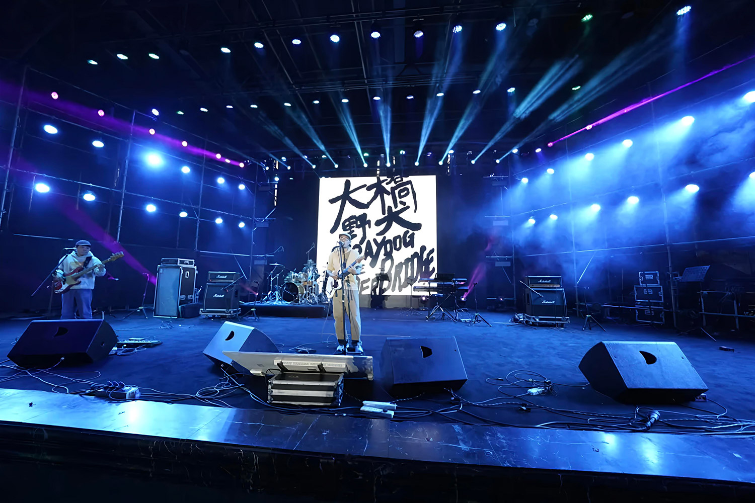 校园音乐节大桥野犬乐队表演